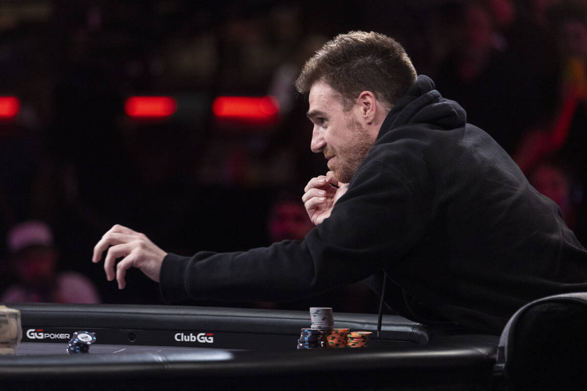 Adrian Attenborough goes all in before losing against Espen Jorstad in the final table of the m ...