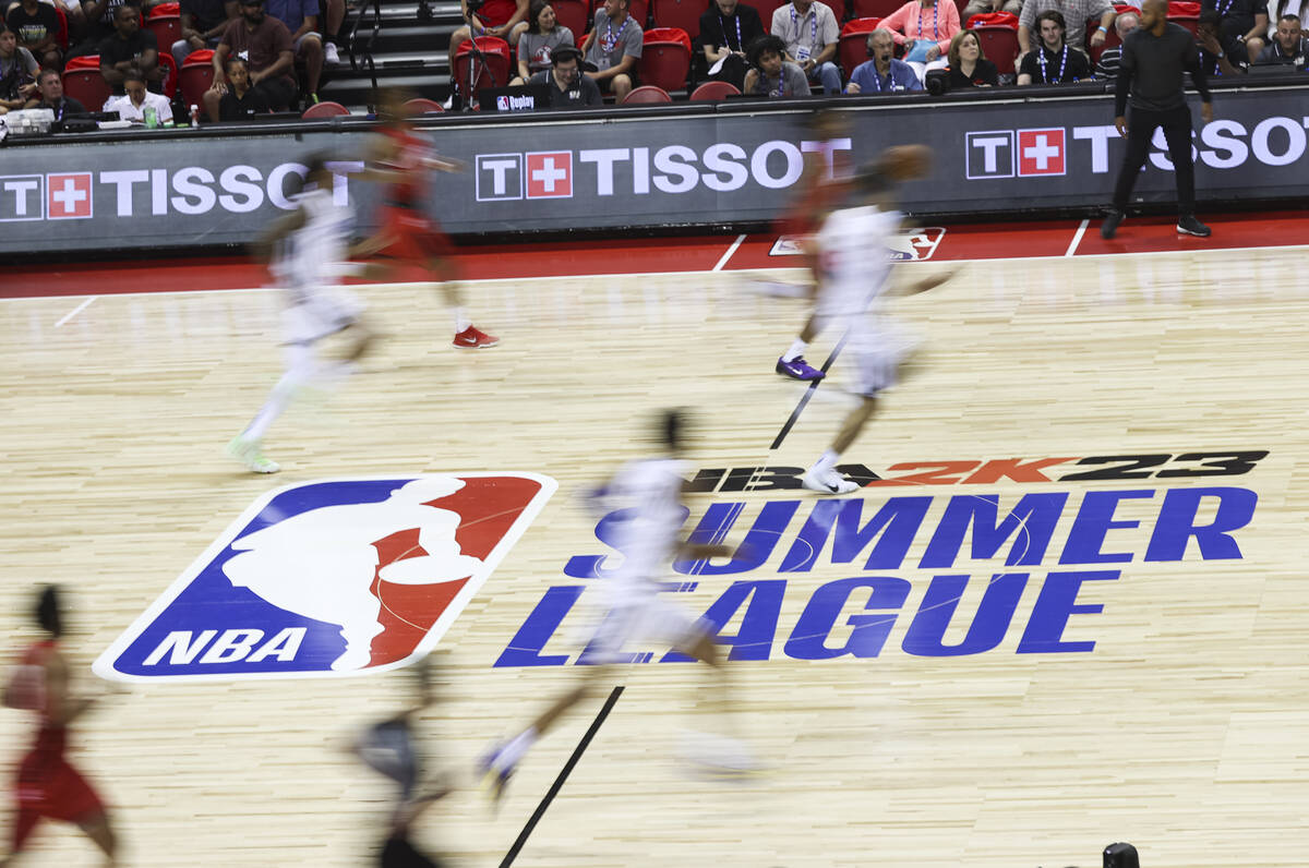 The Houston Rockets play the Orlando Magic during the second of the first game of the NBA Summe ...