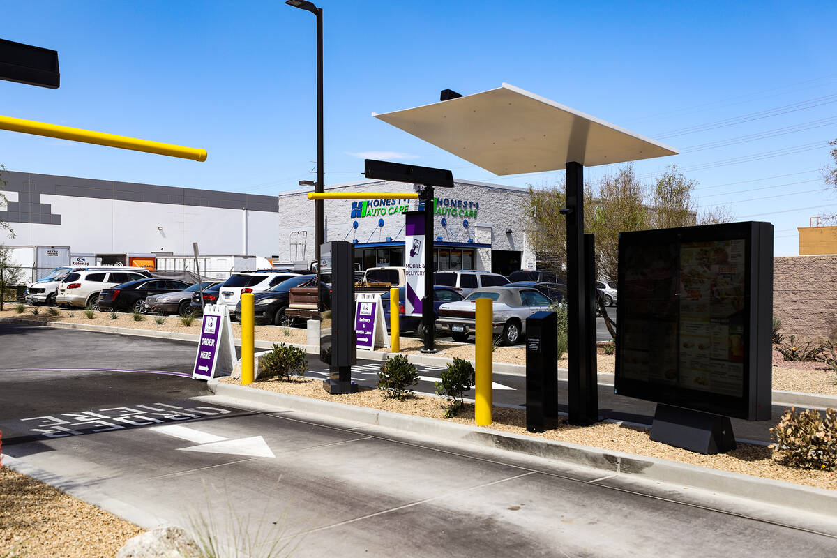 A new “Go Mobile” Taco Bell that offers only a drive-thru and indoor kiosk orderi ...