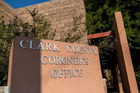 Clark County coroner’s office (Benjamin Hager/Las Vegas Review-Journal) @benjaminhphoto