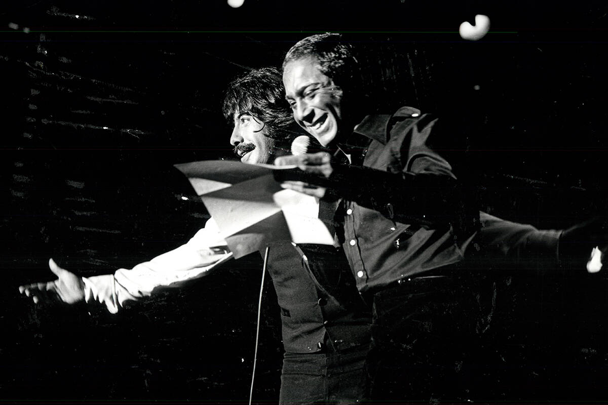 Paul Anka with Tony Orlando. (Las Vegas Review-Journal/File)