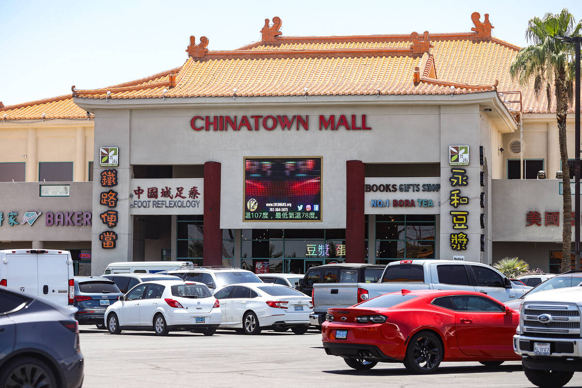 Chinatown Plaza in Las Vegas, Monday, June 27, 2022. (Rachel Aston/Las Vegas Review-Journal) @r ...