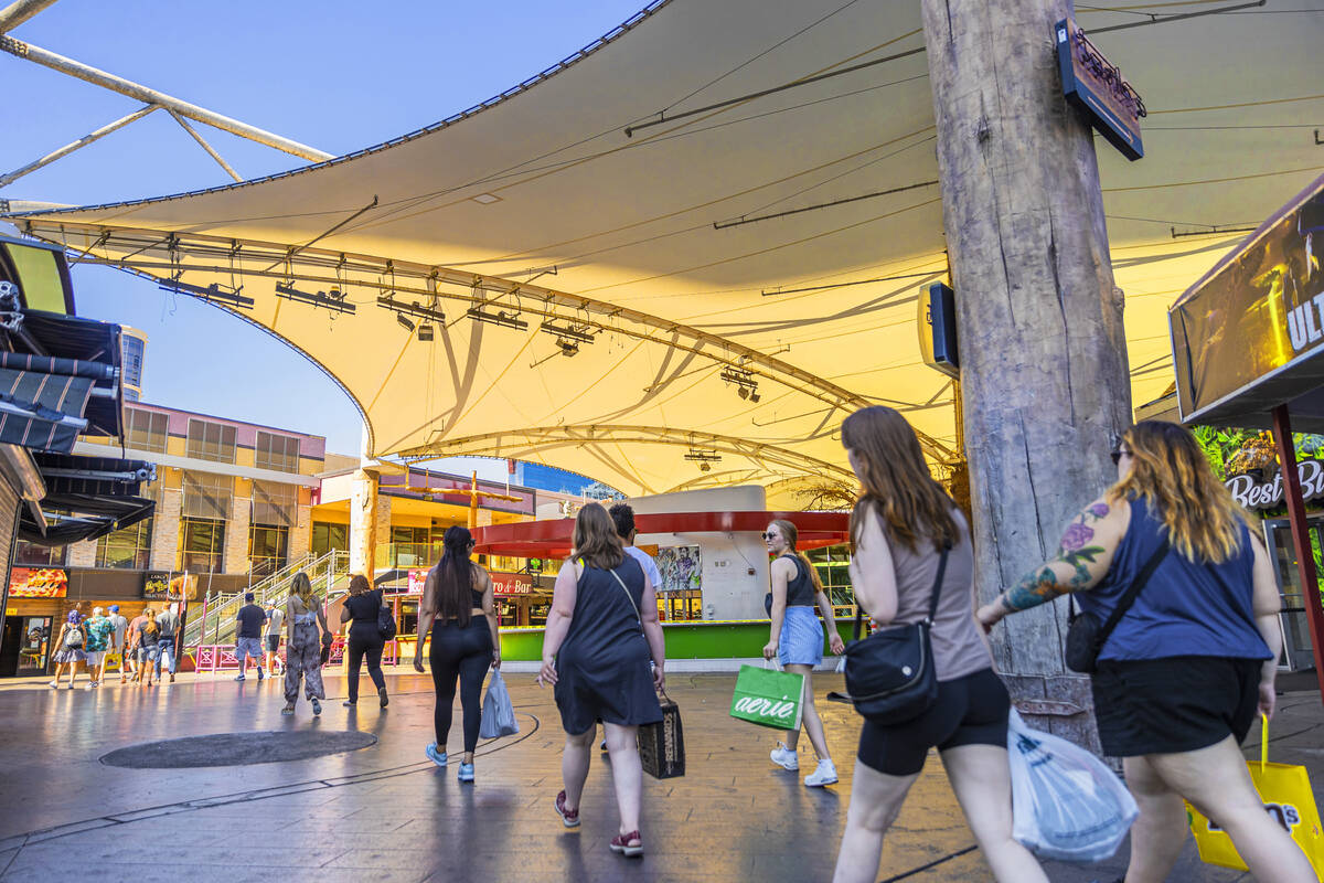 Hawaiian Marketplace on the Strip on Monday, June 27, 2022, in Las Vegas. (Benjamin Hager/Las V ...