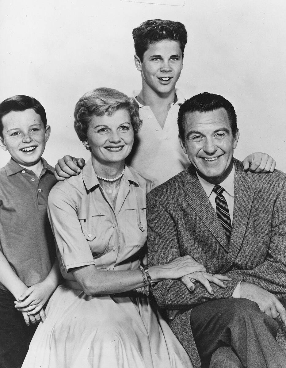 Jerry Mathers played "The Beav," Tony Dow his older brother, Barbara Billingsly as th ...