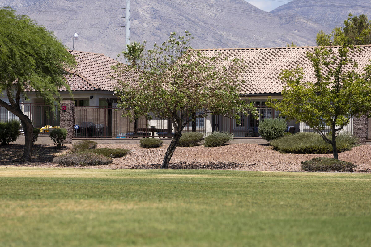 Spotted Leaf Park in Las Vegas, Tuesday, July 12, 2022. (Erik Verduzco / Las Vegas Review-Journal)