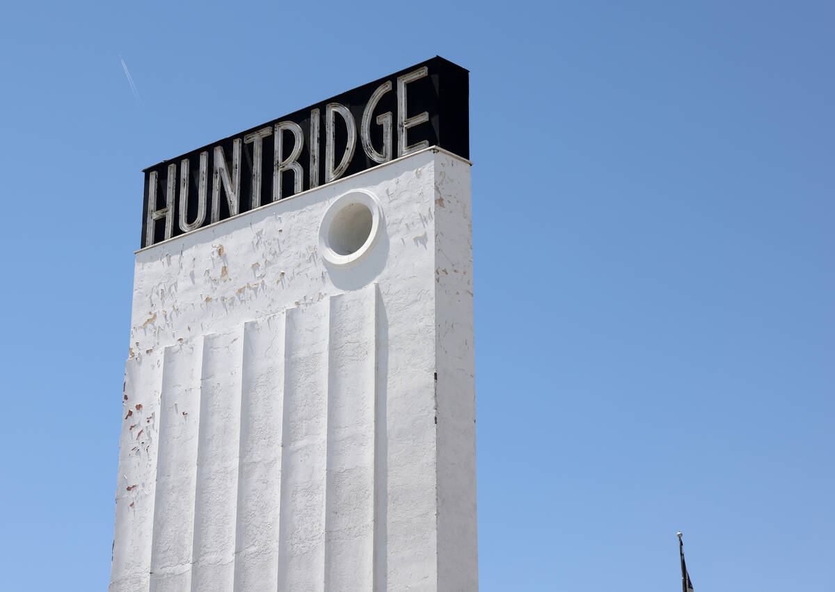 The historic Huntridge Theater in downtown Las Vegas Wednesday, July 27, 2022. Owner J Dapper p ...