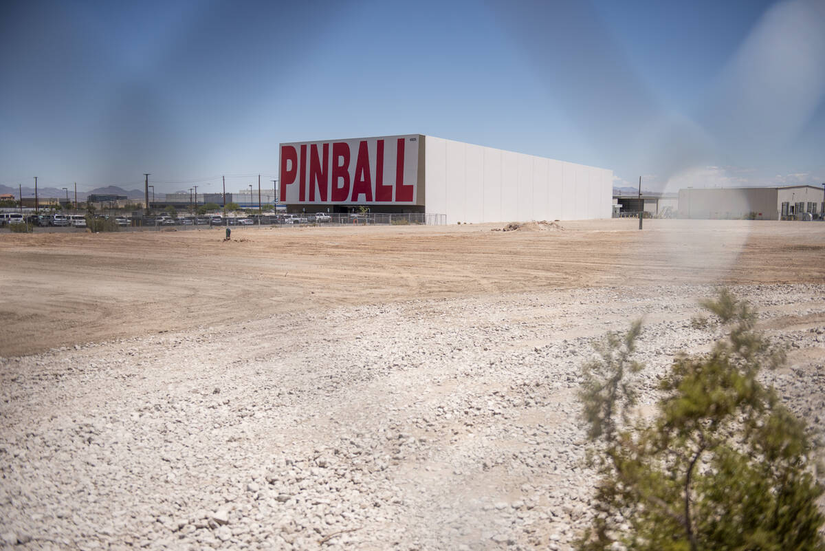 The Pinball Hall of Fame, seen here on Friday, July 8, 2022, is next to Dream Las Vegas hotel-c ...