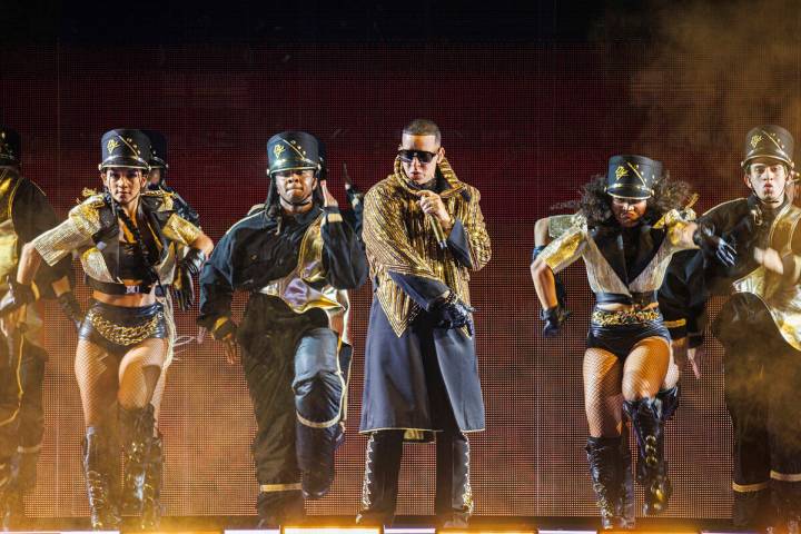 Daddy Yankee performs during his farewell tour, "La Ultima Vuelta (The Last Round)," ...