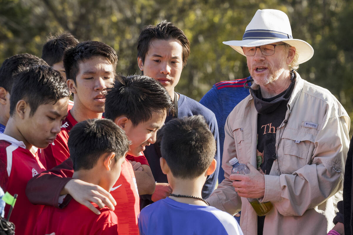 Director Ron Howard on the set of “Thirteen Lives,” a Metro Goldwyn Mayer Pictures film. (V ...