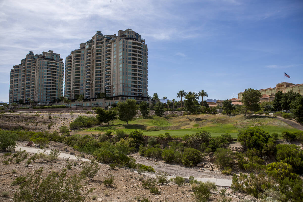 The defunct Badlands golf course, seen in June 2017. (Las Vegas Review-Journal)