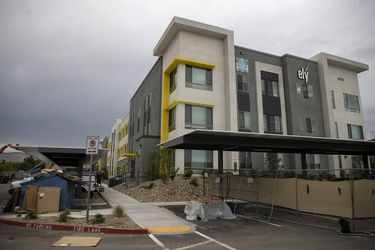Ely at Fort Apache apartments on Tuesday, Aug. 9, 2022, in Las Vegas. The apartment complex is ...