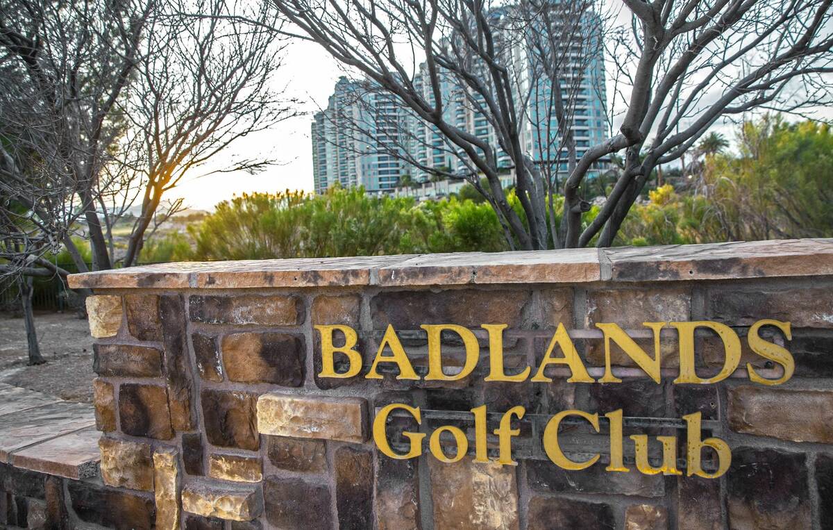 The former Badlands Golf Course in Las Vegas, seen in February 2017. (Benjamin Hager/Las Vegas ...