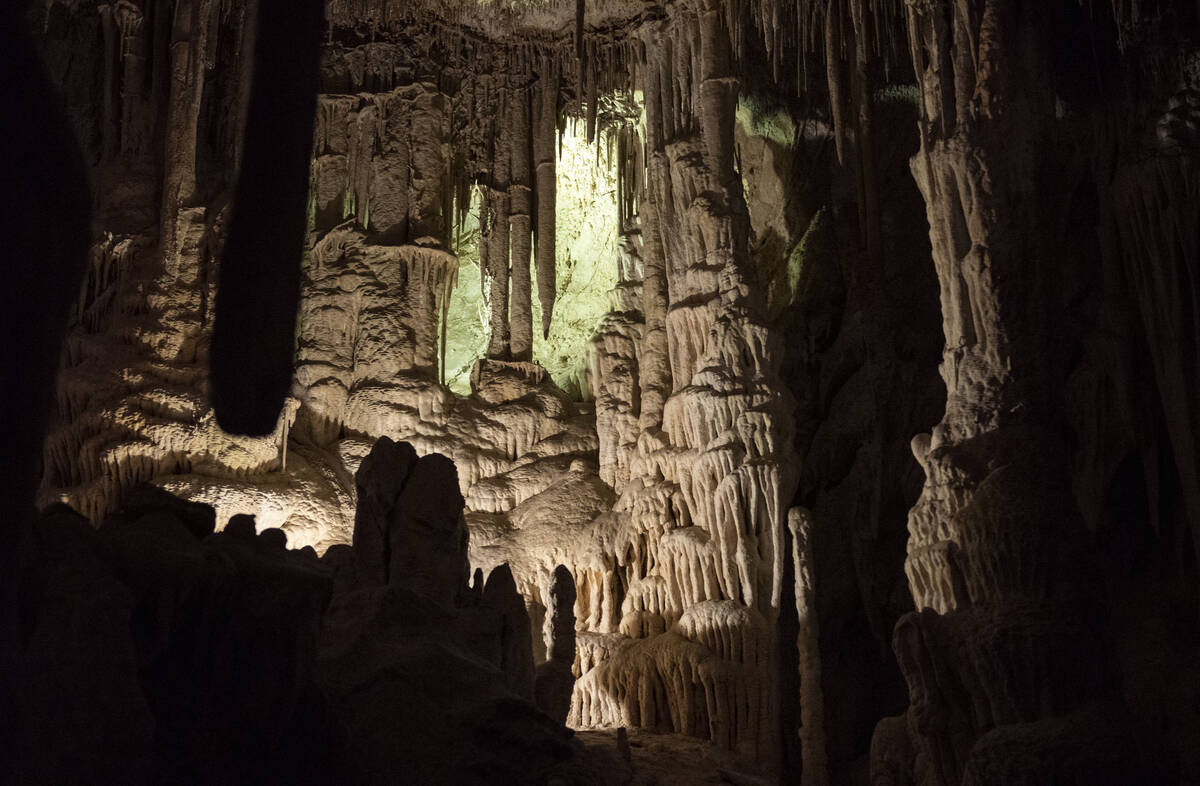 Great Basin National Park's Lehman Caves on Monday, Aug. 1, 2022, in Baker, Nev. Lehman Caves w ...