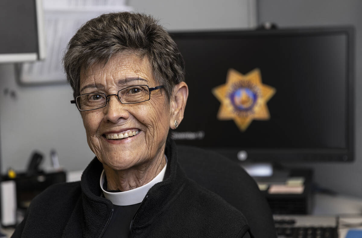 Bonnie Polley has been the chaplain at the Clark County Detention Center for nearly 40 years. P ...