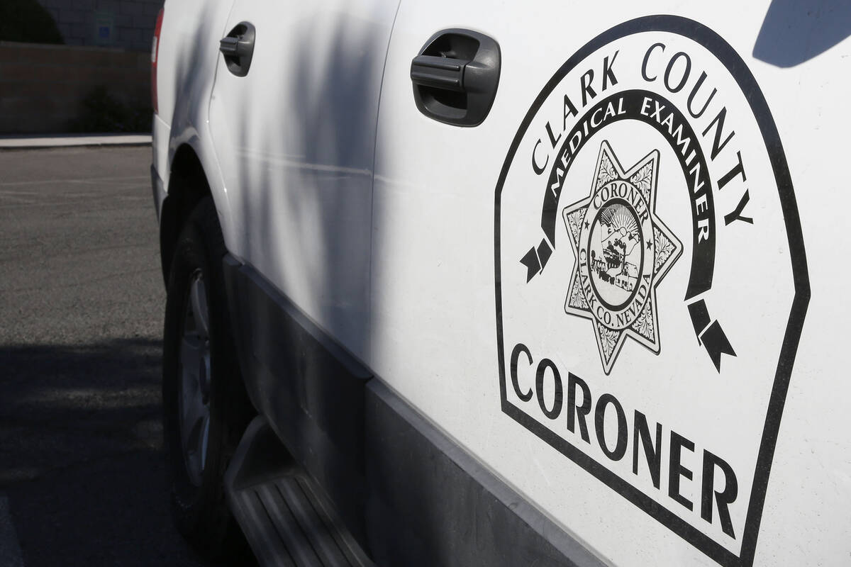 Clark County coroner’s office (Bizuayehu Tesfaye/Las Vegas Review-Journal)