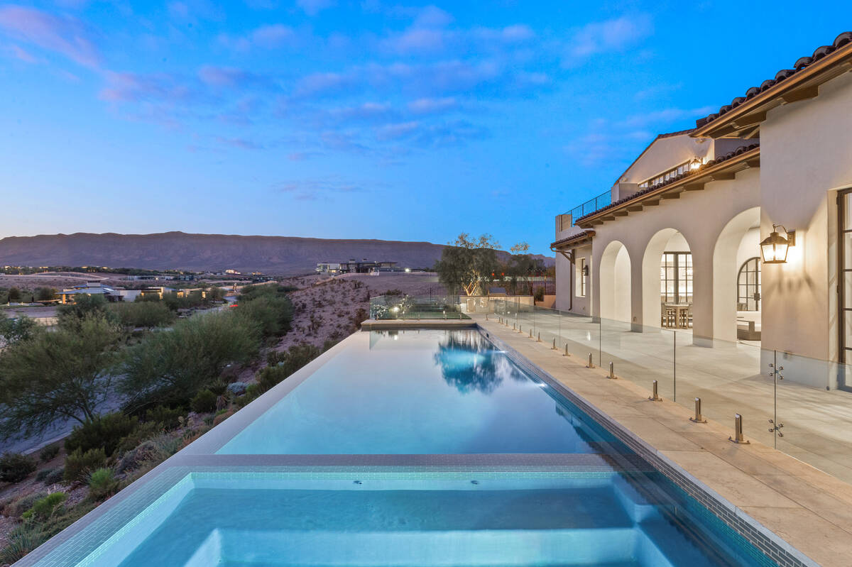 This luxury house in The Summit Club, a wealthy enclave in Las Vegas' Summerlin community, sold ...