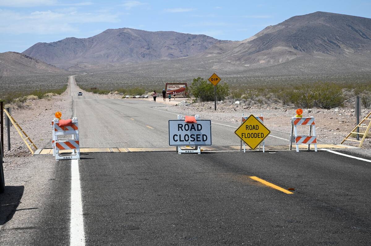 Richard Stephens/Special to the Pahrump Valley Times On Tuesday, Highway 372 into Death Valley ...