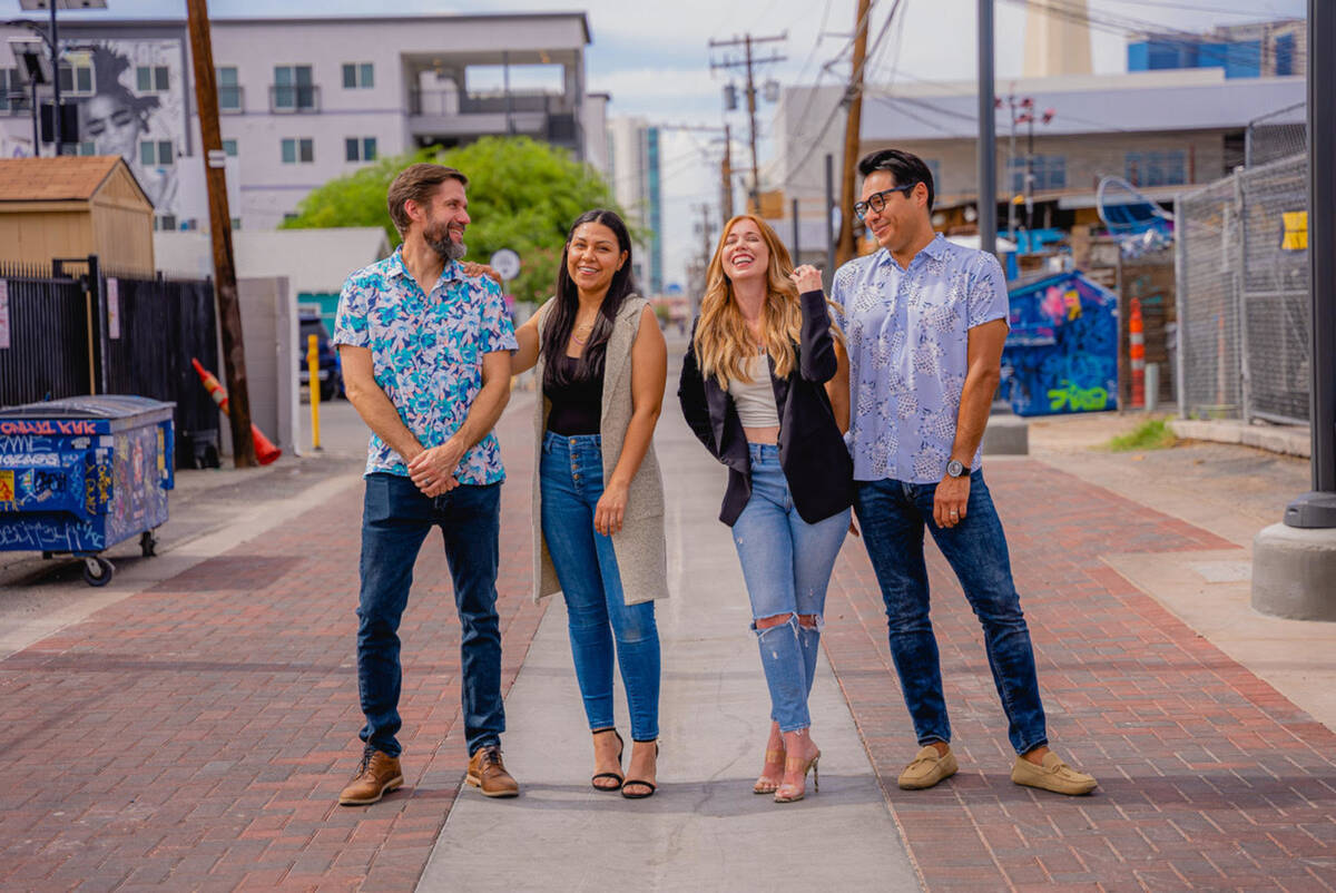 From left: Dan Simmons, Regina Simmons, Kristen Corral and Carlos Corral, founders and owners o ...