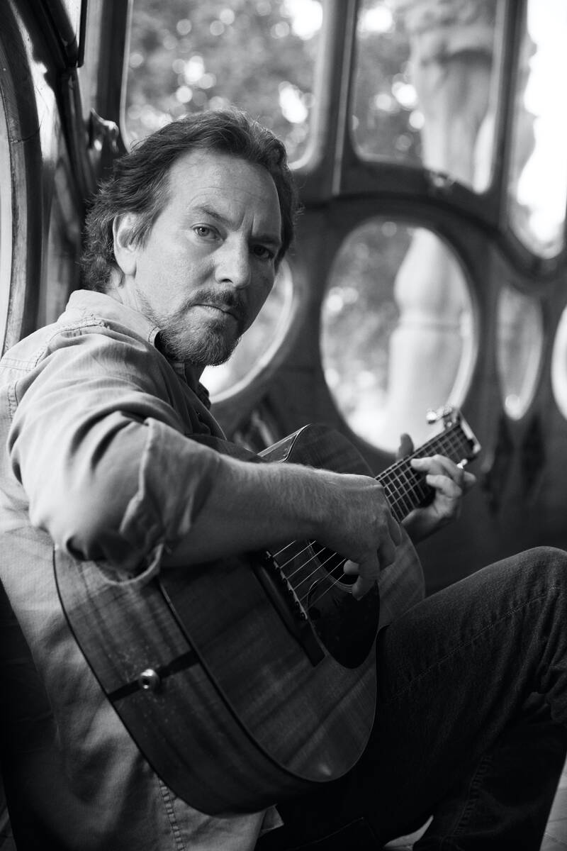 Eddie Vedder and the Earthlings are booked to play Dolby Live at Park MGM on Oct. 7, 2022. (Dan ...
