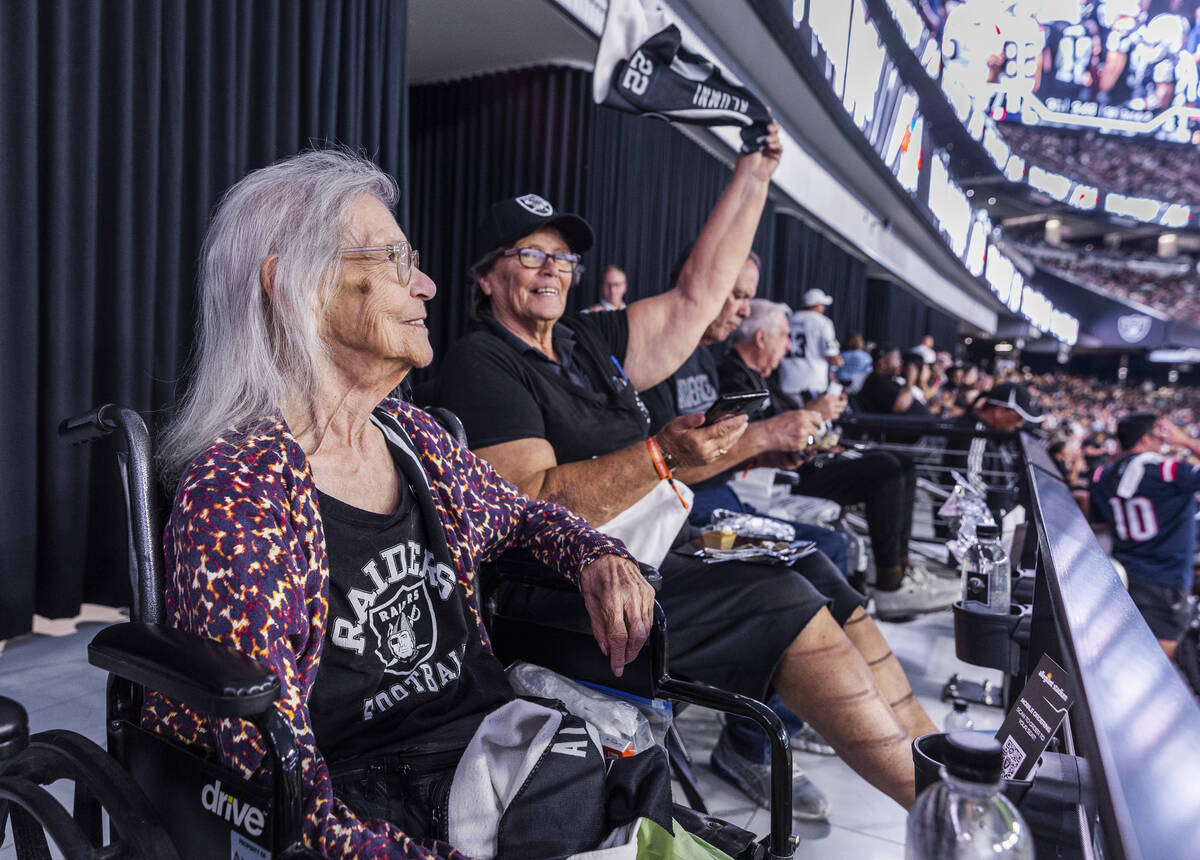 Helen Emerson at 93, with her daughter Diane Wiseman and son Rick Emerson enjoys her first in ...