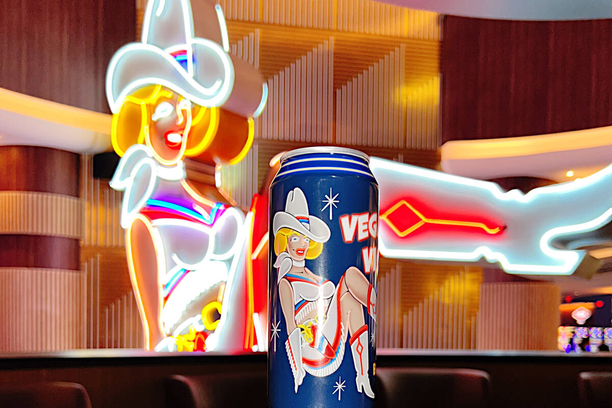 Vegas Vickie Neon Blonde, an easy-drinking lager, is a partnership between Circa casino in down ...