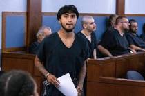 Hector Camacho, arrested in connection with a deadly drive-by shooting, appears in court during ...