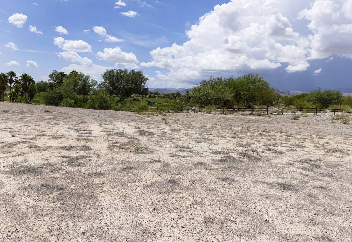 A vacant land for a proposed Coyote Springs development is seen near Coyote Springs Golf Club, ...