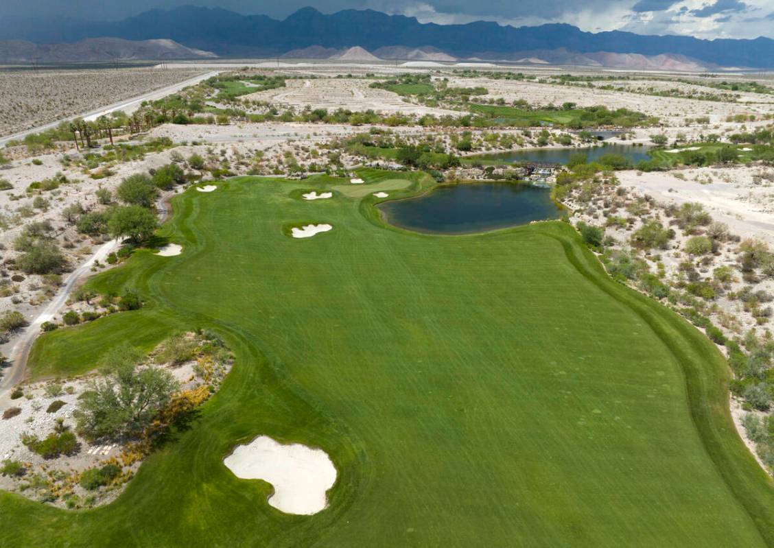 Coyote Springs Golf Club is seen near the intersection of U.S. 93 and State Route 168 on Wednes ...