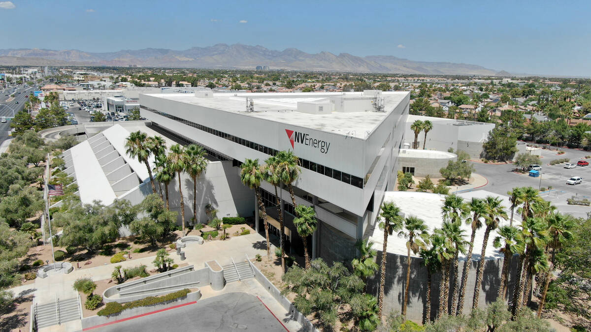 NV Energy's headquarters building on 6226 West Sahara Avenue as seen on July 24, 2020, was purc ...