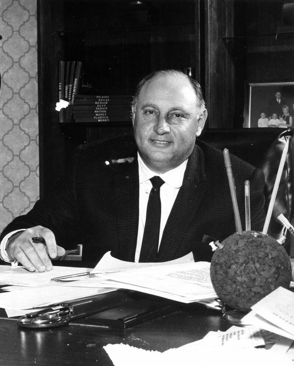 Jay Sarno, shown in his office, opened Caesars Palace and Circus Circus between 1966 and 1968. ...