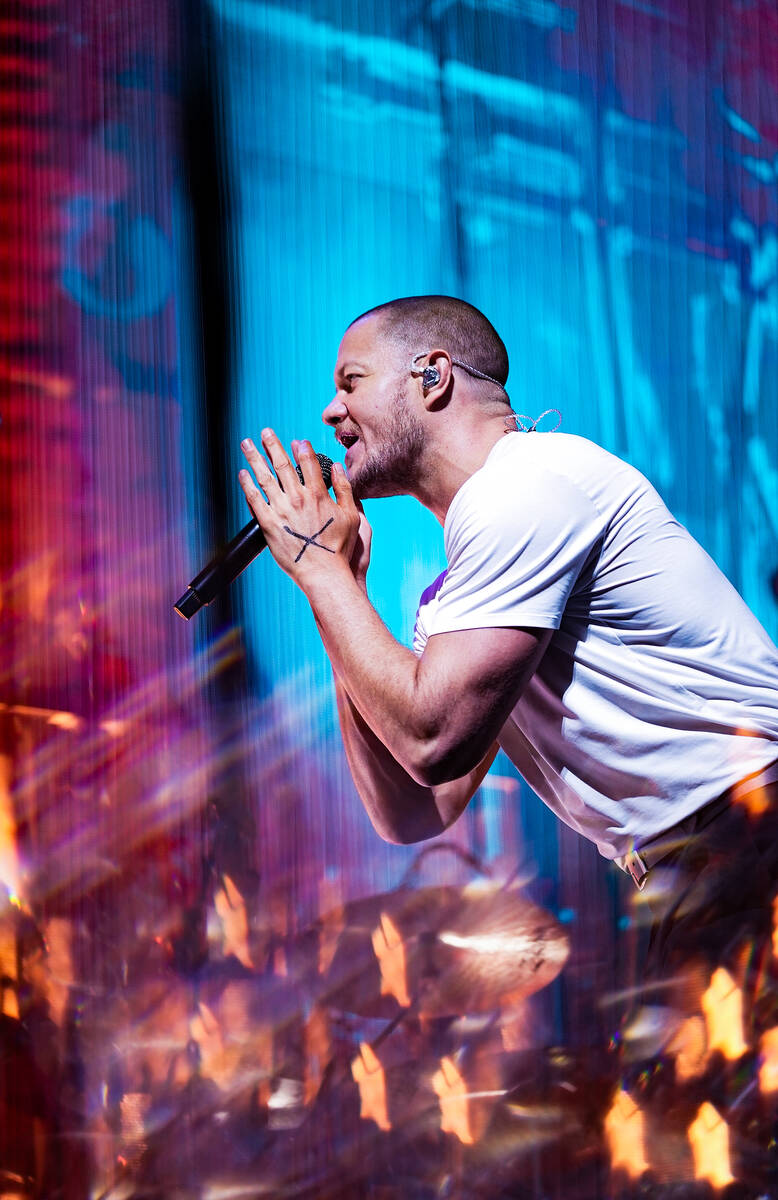 Dan Reynolds and Imagine Dragons headline Allegiant Stadium on Saturday in support of new doubl ...