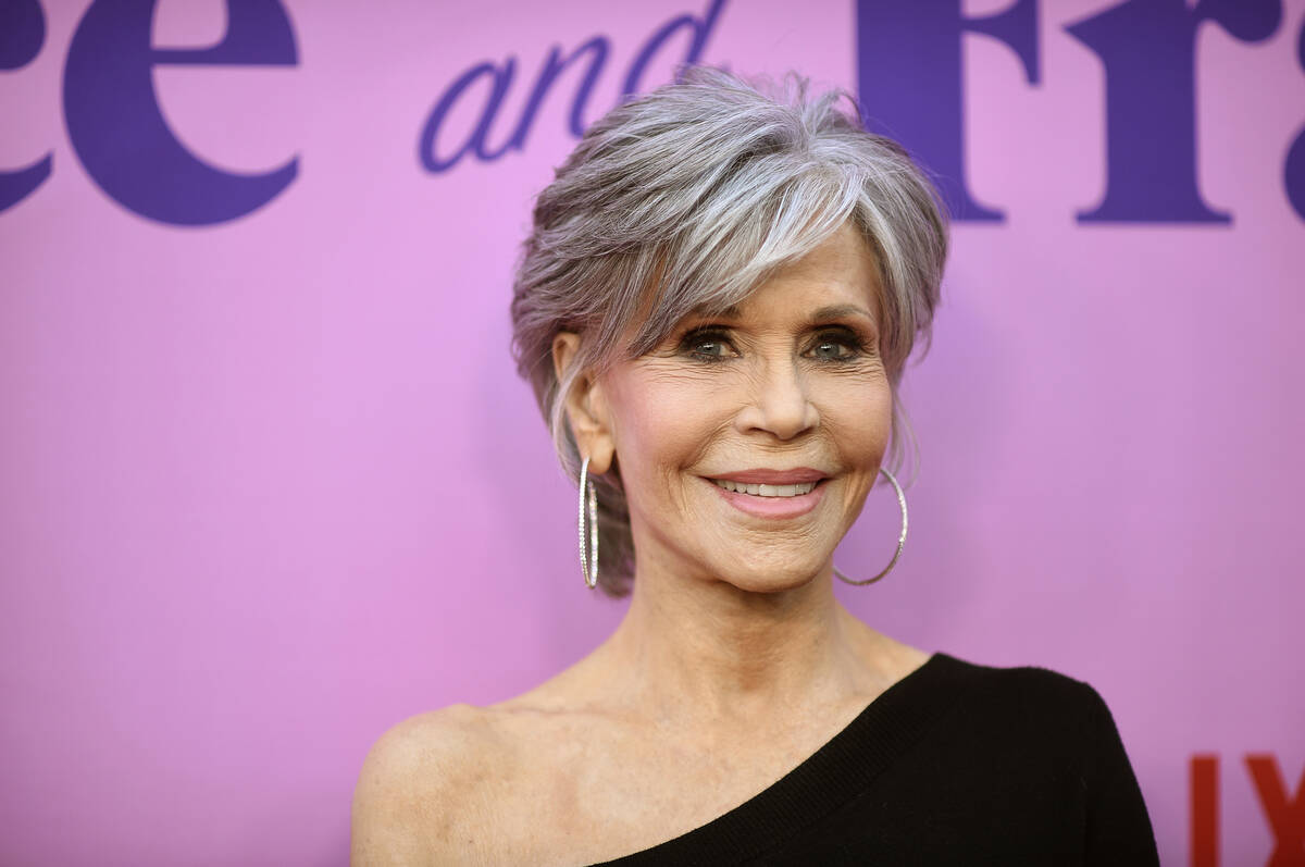Jane Fonda arrives at the Season 7 final episodes premiere of "Grace and Frankie," on April 23, ...