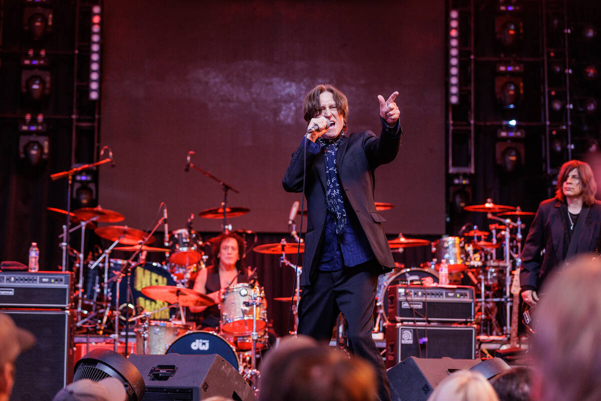 John Waite is shown at the no-cover Downtown Rocks at Fremont Street Experience on Saturday, Se ...