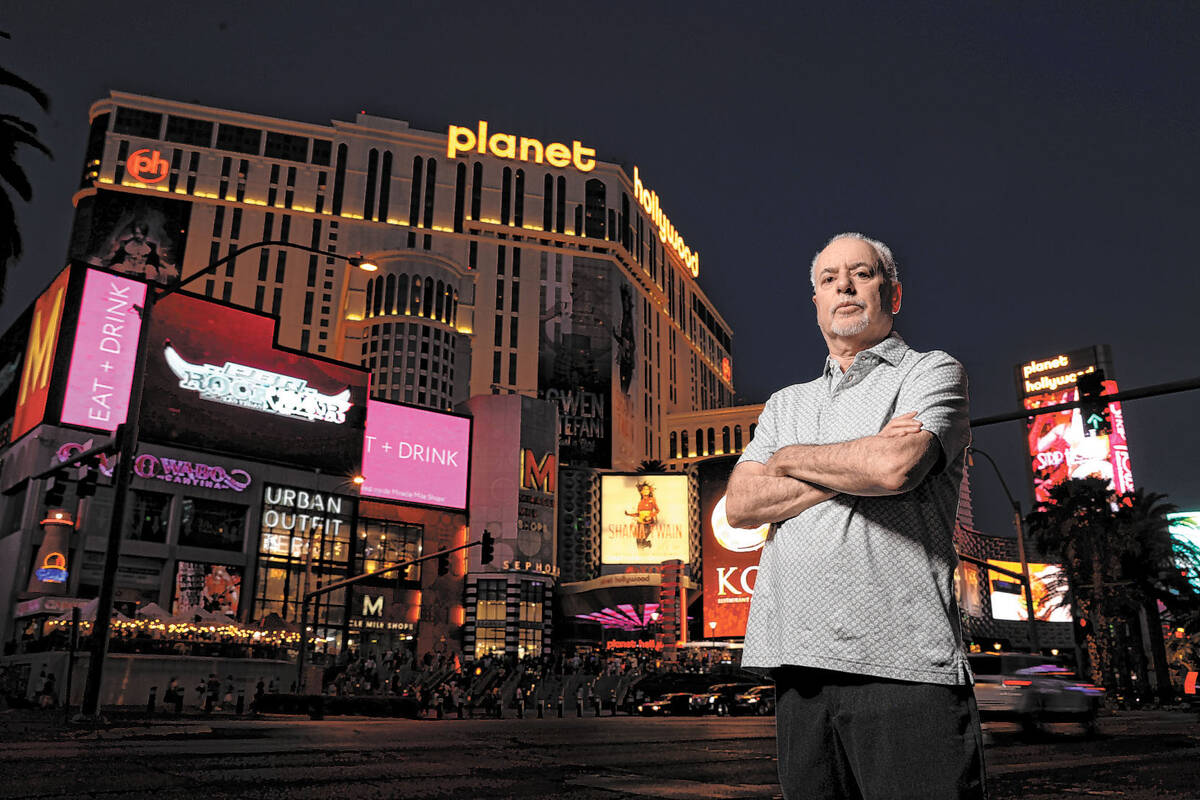 Jeff German on the Strip in Las Vegas Wednesday, June 2, 2021. (K.M. Cannon/Las Vegas Review-Jo ...