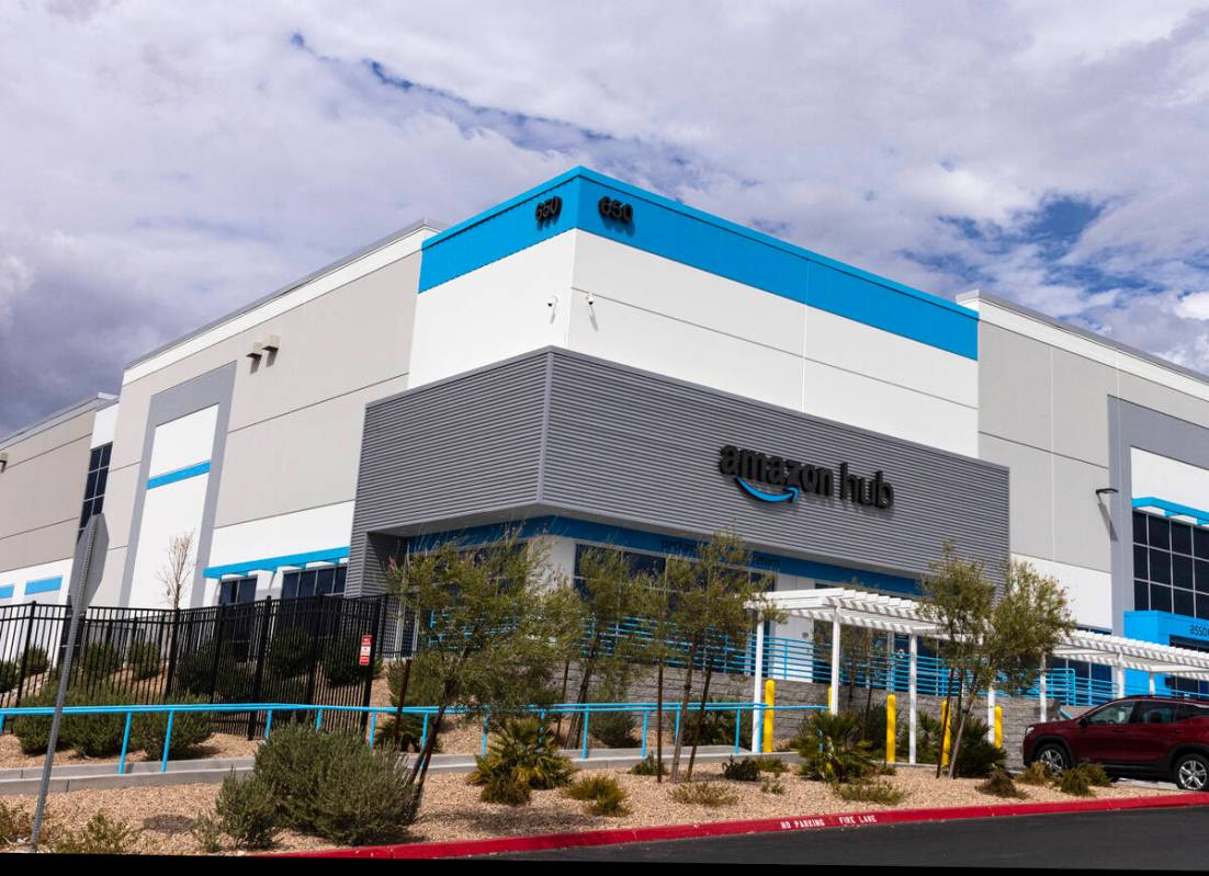 An Amazon warehouse is seen at 650 E. Owens Ave., on Tuesday, Sept. 13, 2022, in North Las Vega ...