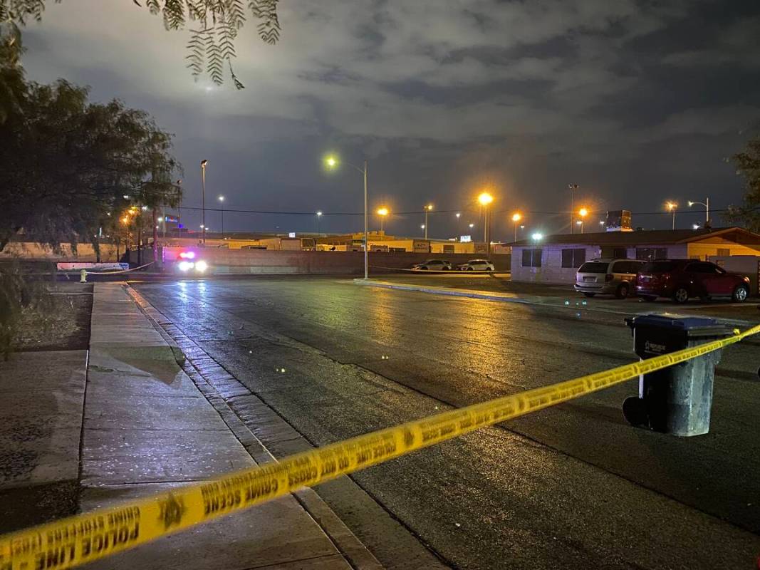 Las Vegas police were investigating a homicide in the 800 block of Reed Place around 6:45 p.m. ...