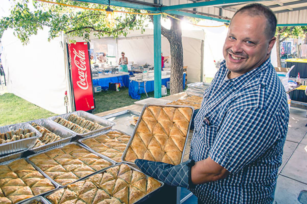 Look for trays of spanakopita at the Las Vegas Greek Food Festival that runs Sept. 23-25, 2022. ...