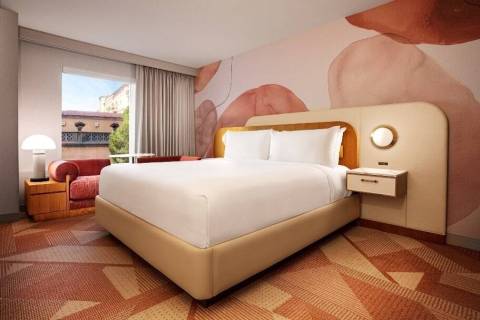 An example of a remodeled hotel room at the MGM Grand. (MGM Resorts International)