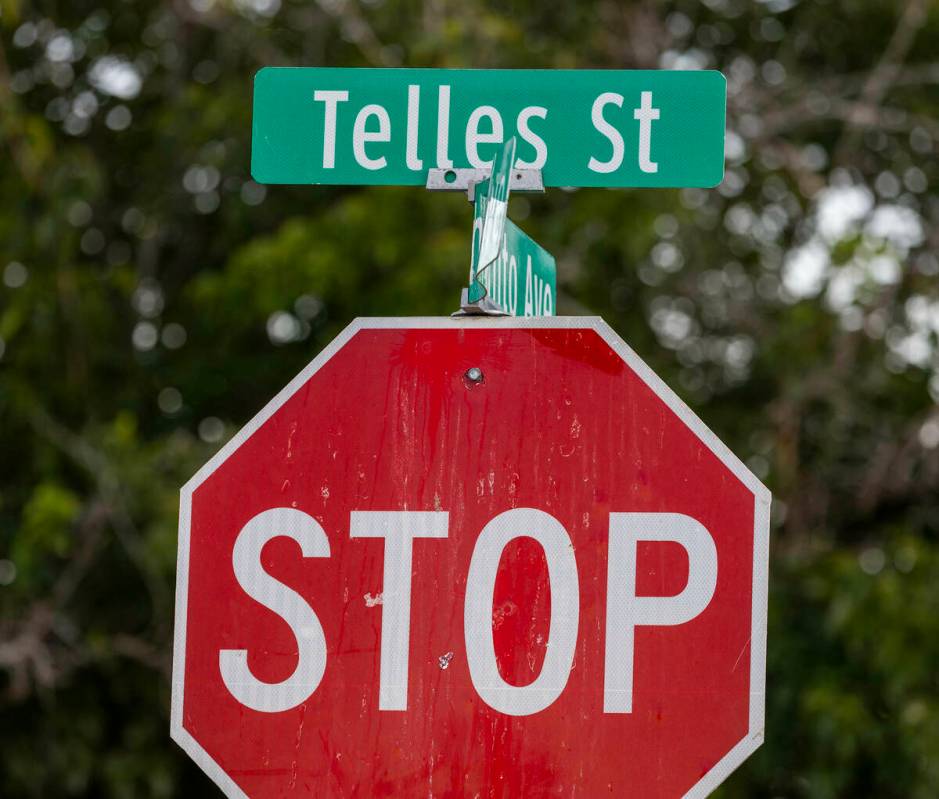 Telles Street runs for three blocks in the community of La Union north of El Paso on Thursday, ...