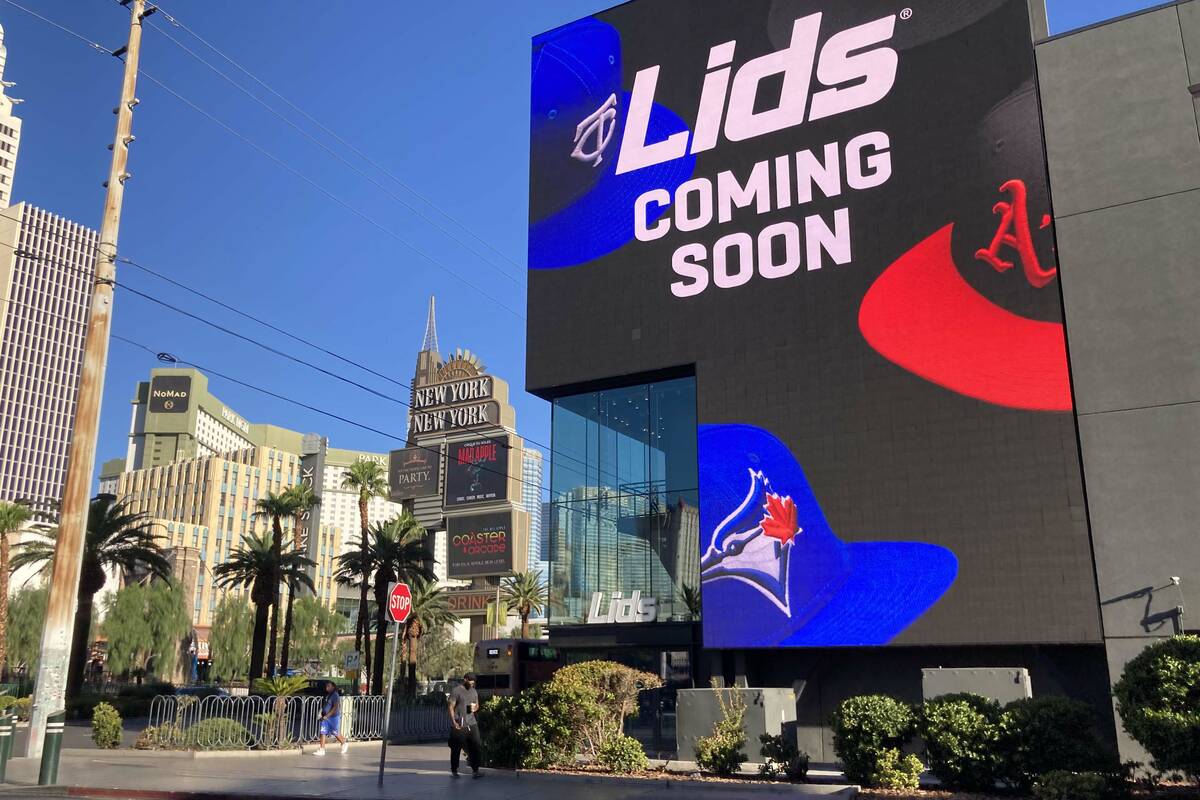 The new Lids flagship store on the Strip will have 12,000 square feet of retail space and have ...