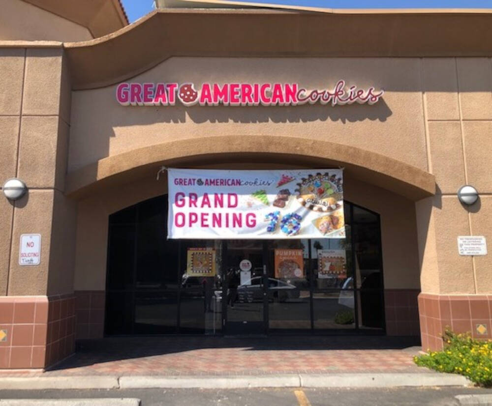 Great American Cookies has opened its first Las Vegas location, on West Craig Road. (Great Amer ...