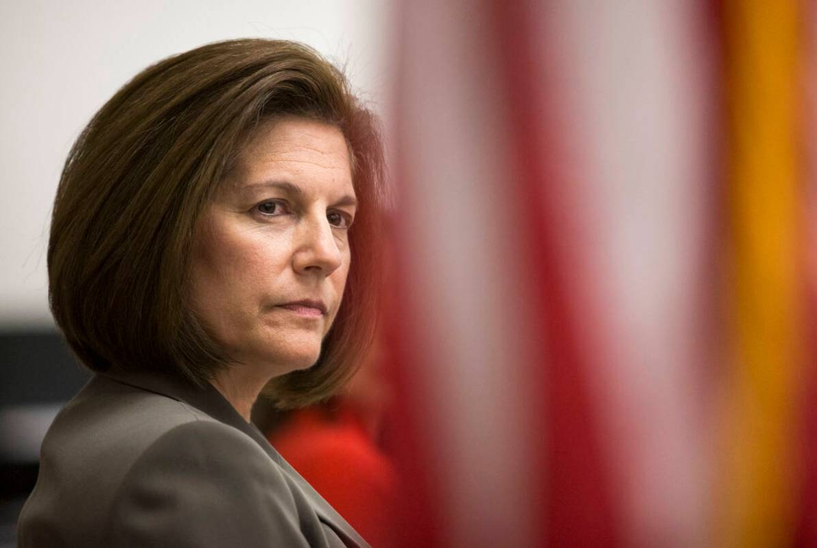 FILE - U.S. Sen. Catherine Cortez Masto, D-Nevada. (Richard Brian/Las Vegas Review-Journal)