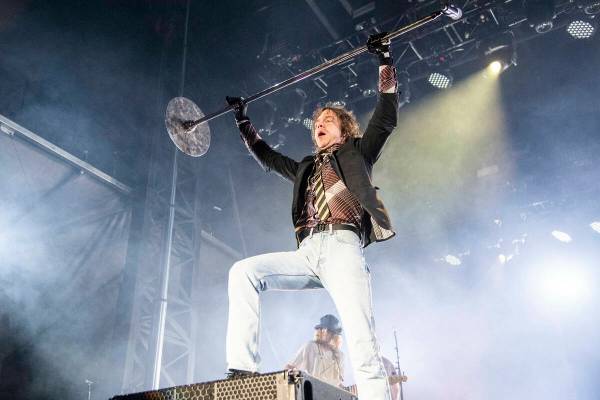 Matt Shultz of Cage The Elephant performs at the All In Music & Arts Festival at the Indian ...