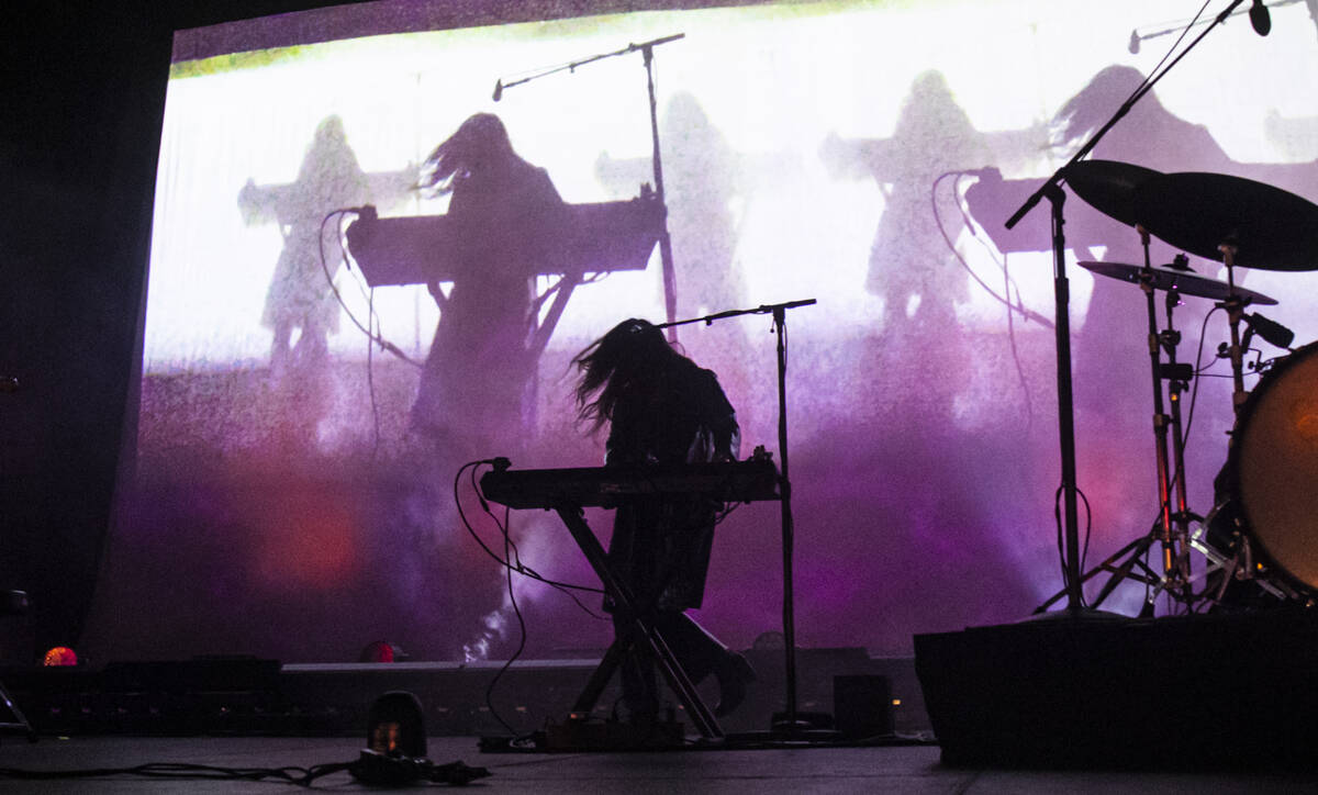 Victoria Legrand of Beach House performs during the Life is Beautiful festival on Sunday, Sept. ...