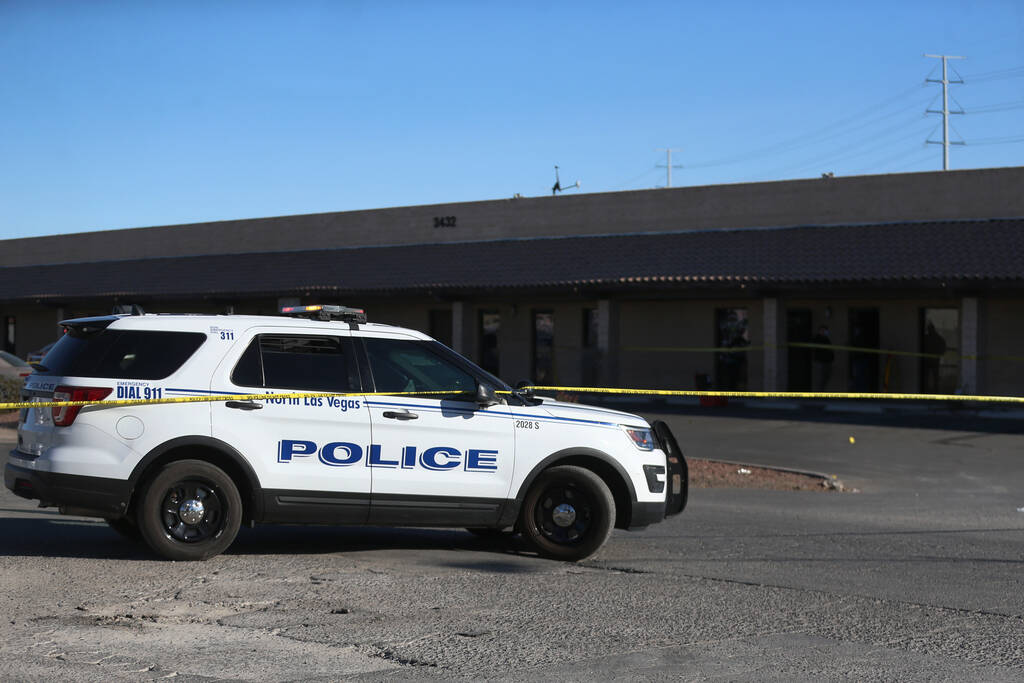 North Las Vegas Police Department vehicle. (Erik Verduzco / Las Vegas Review-Journal) @Erik_Ver ...