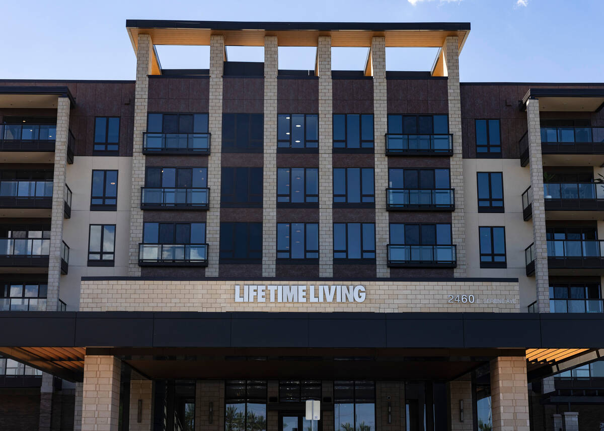 Life Time Living, a Luxury apartment building, next to Life Time Athletic, is shown, on Wednesd ...