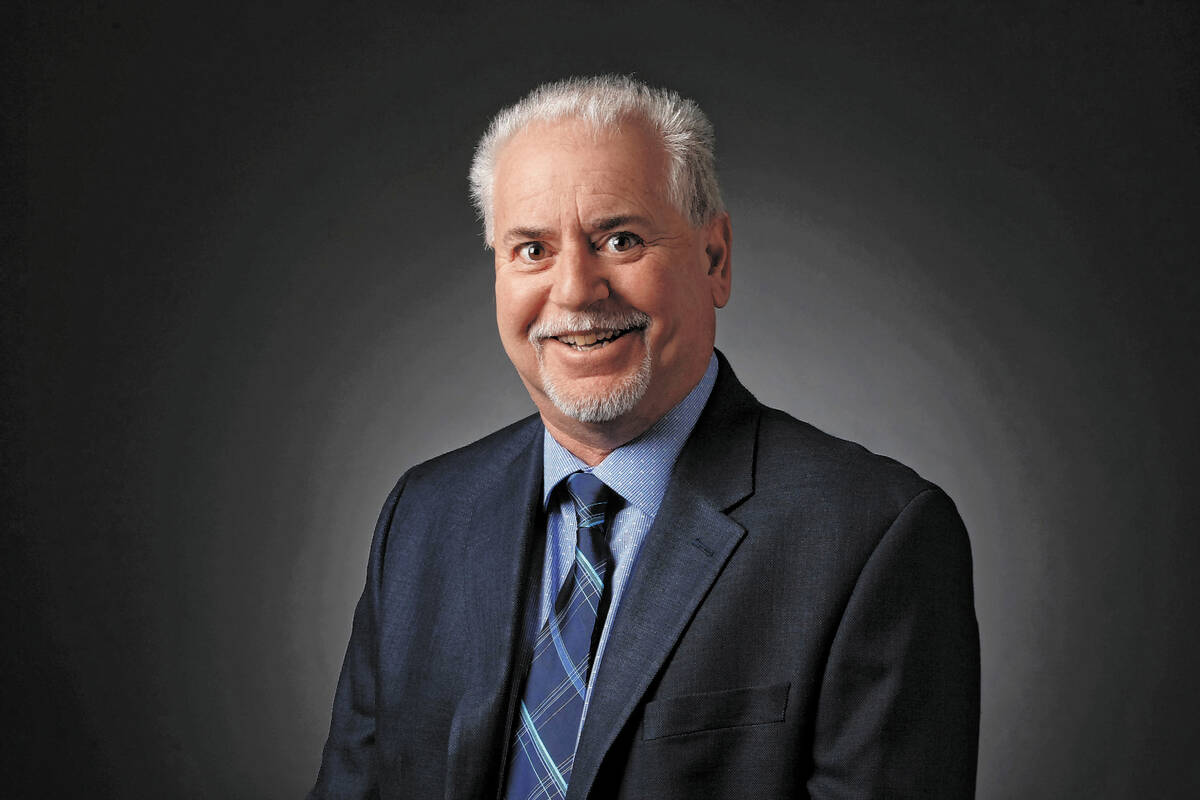 Jeff German, investigative reporter, poses for a portrait at the Las Vegas Review-Journal photo ...