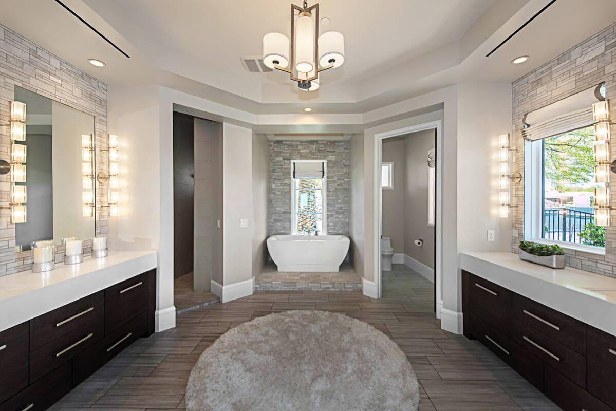 The master bath. (Rob Jensen Co.)