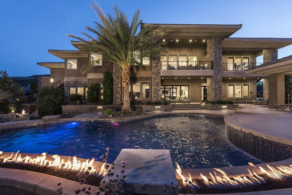 A two-story home built in 2015 on Reims Drive in McDonald Ranch in Henderson sold for $5.25 mil ...