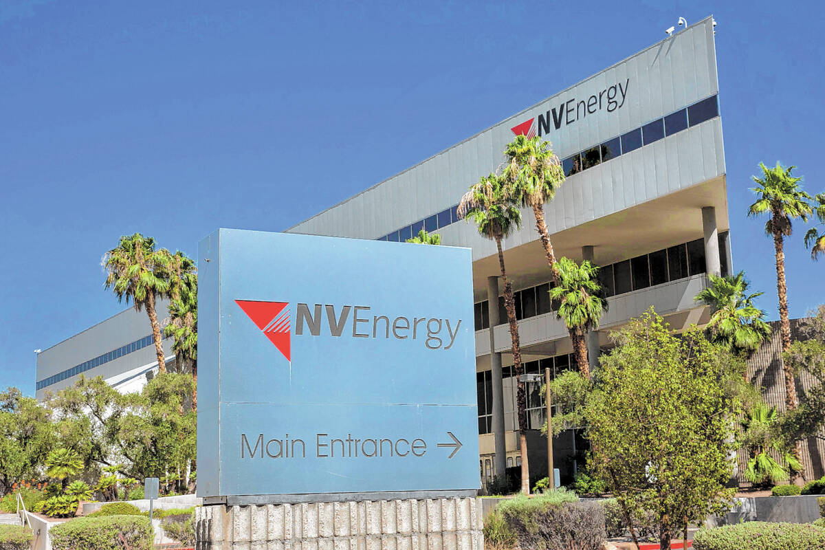 FILE - NV Energy's headquarters building on 6226 W. Sahara Ave., photographed on Thursday, July ...